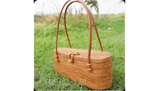 women handbag rattan handwoven grass unique full handmade